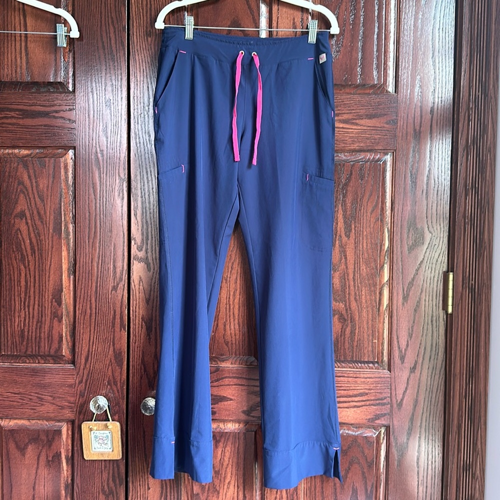 Navy Blue EUC Scrub Stretchy Soft Pants Size Small